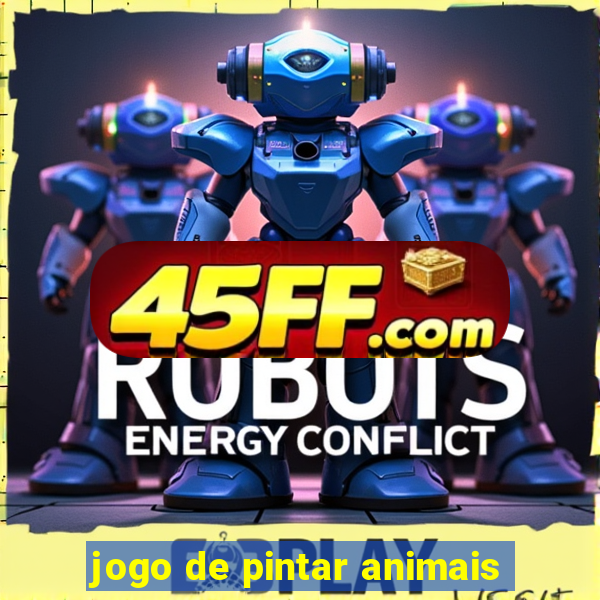 jogo de pintar animais